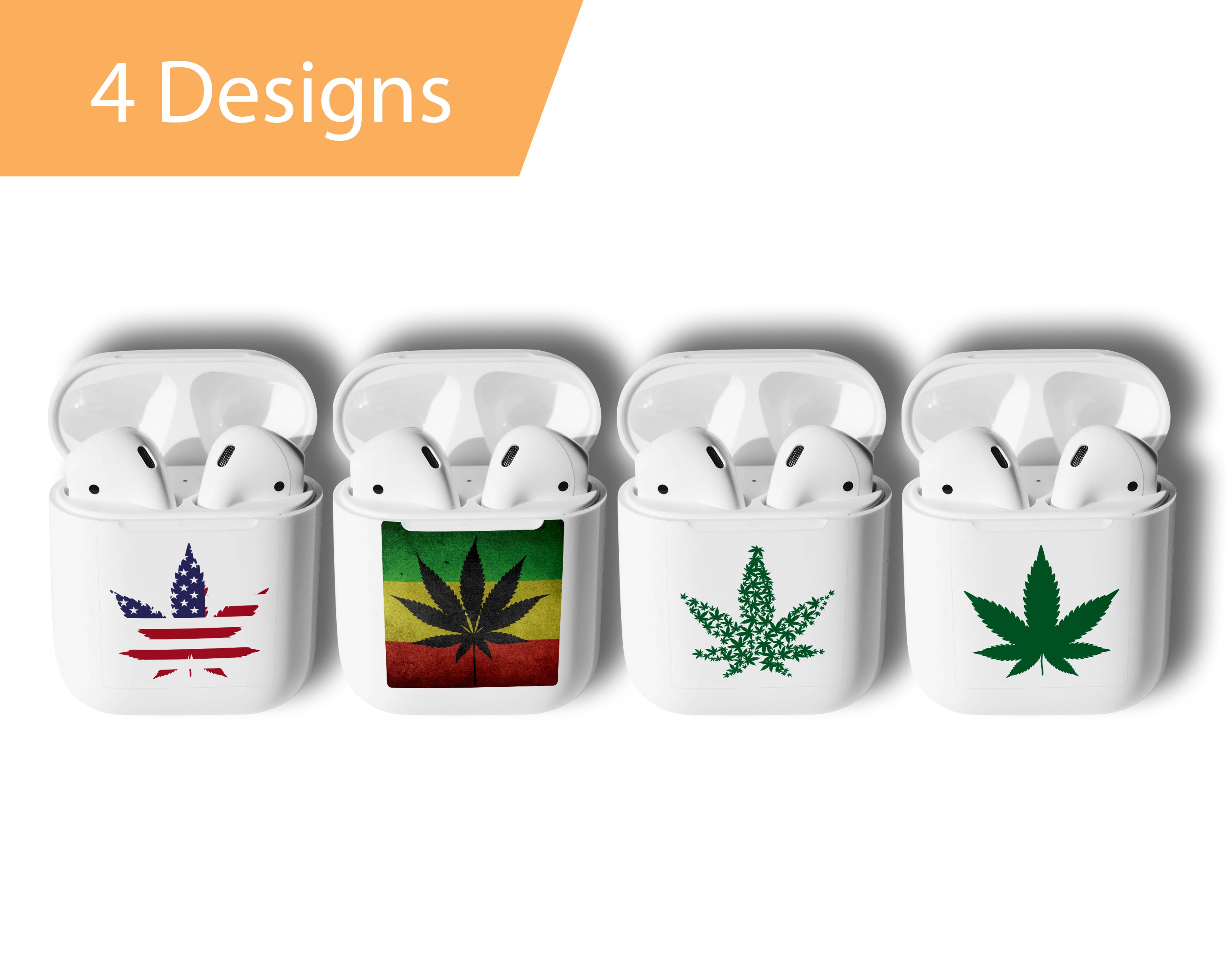 Airpod Case Skin Sticker Weed Marijuana Airpods Wrap | Etsy Hong Kong