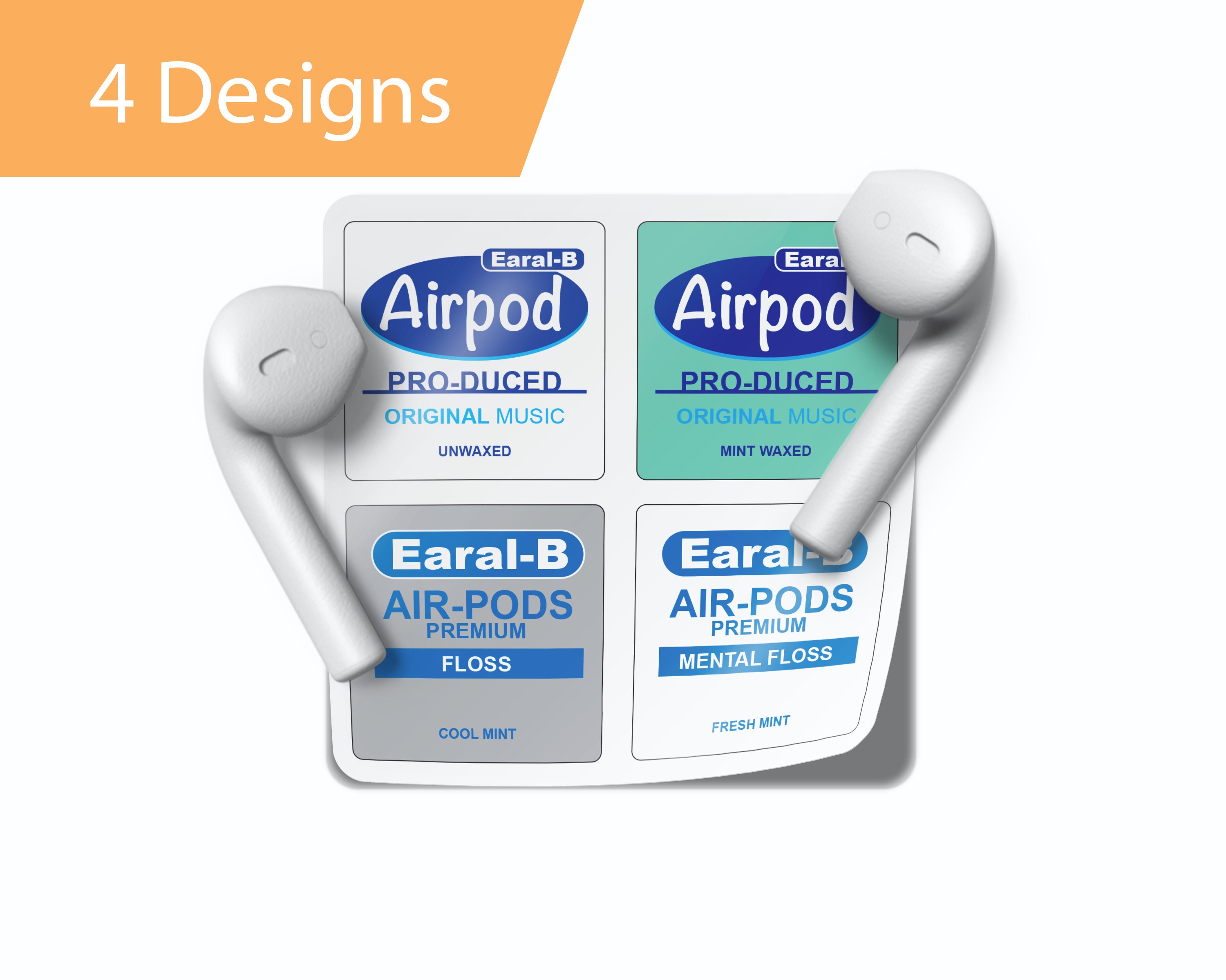 AirPod Case Skin Sticker Dental Floss Disguise Airpods Wrap Etsy