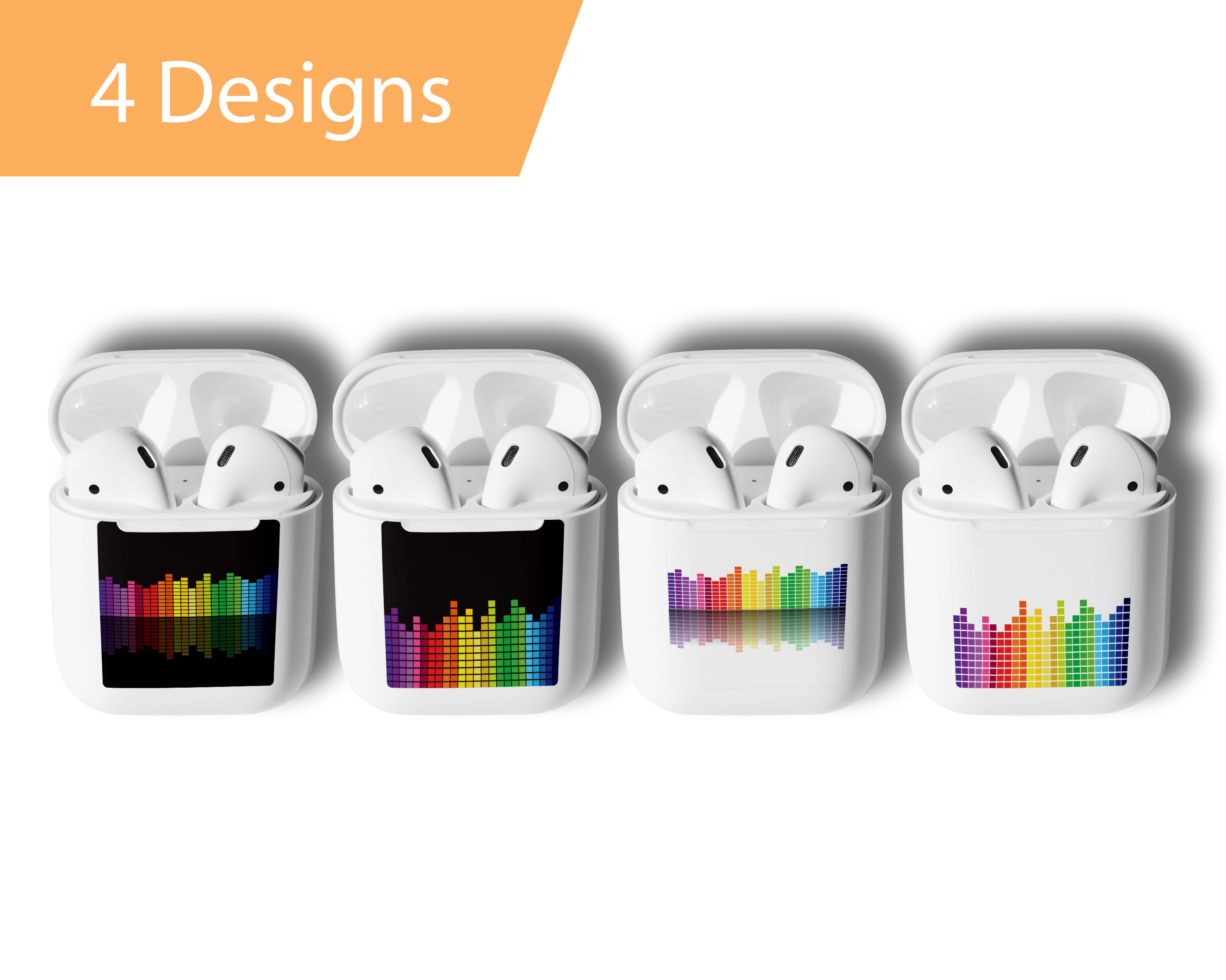 AirPod Case Skin Sticker Audio Equalizer Airpods Wrap