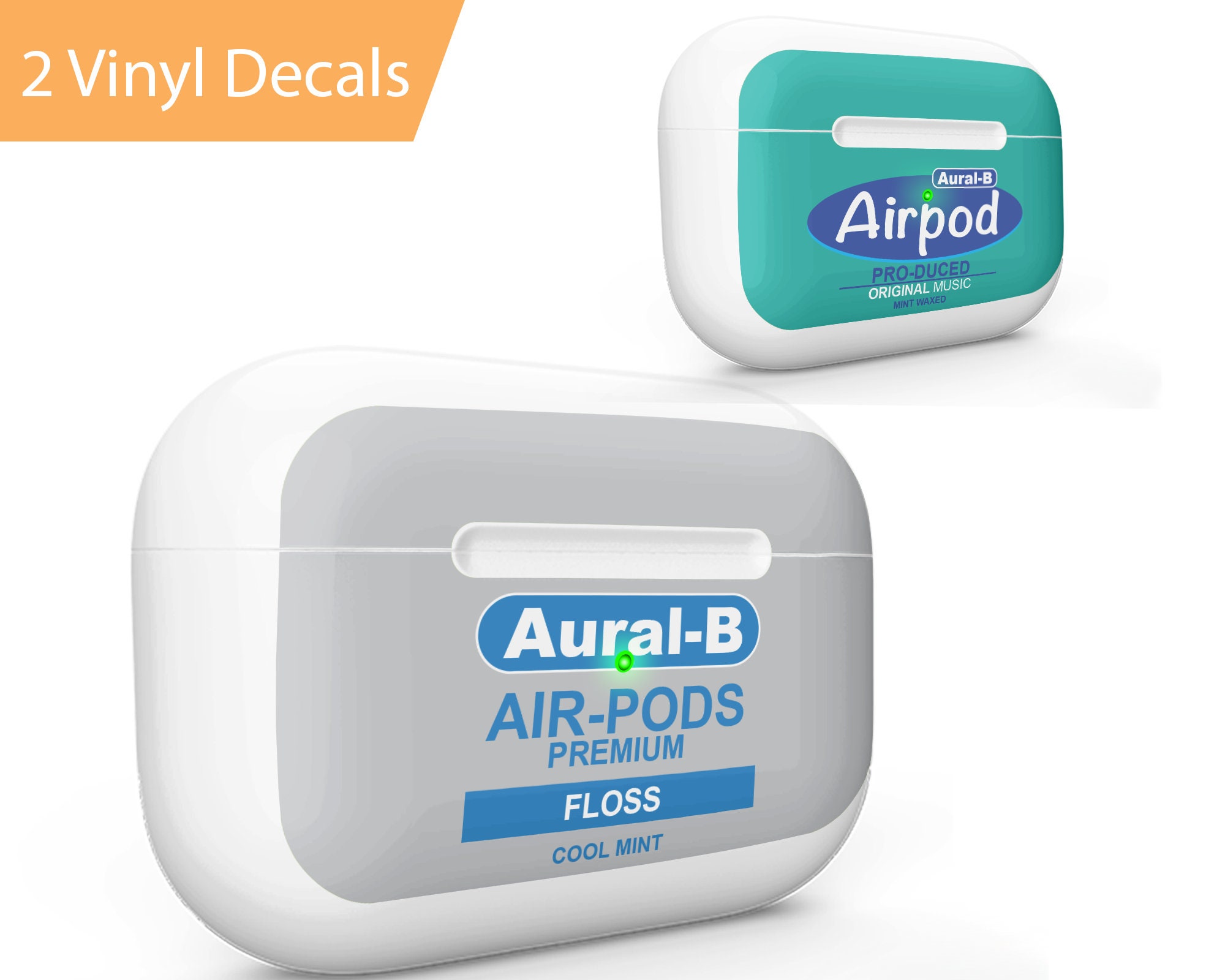 Bot Bank Fonetik Apple Airpods Pro Case Skin Sticker Dental Floss Airpods - Etsy