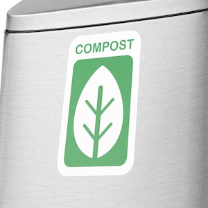 Garbage Trash Recycle Compost Stickers Labels Decals - Etsy