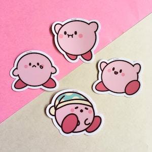 Kirby vinyl stickers