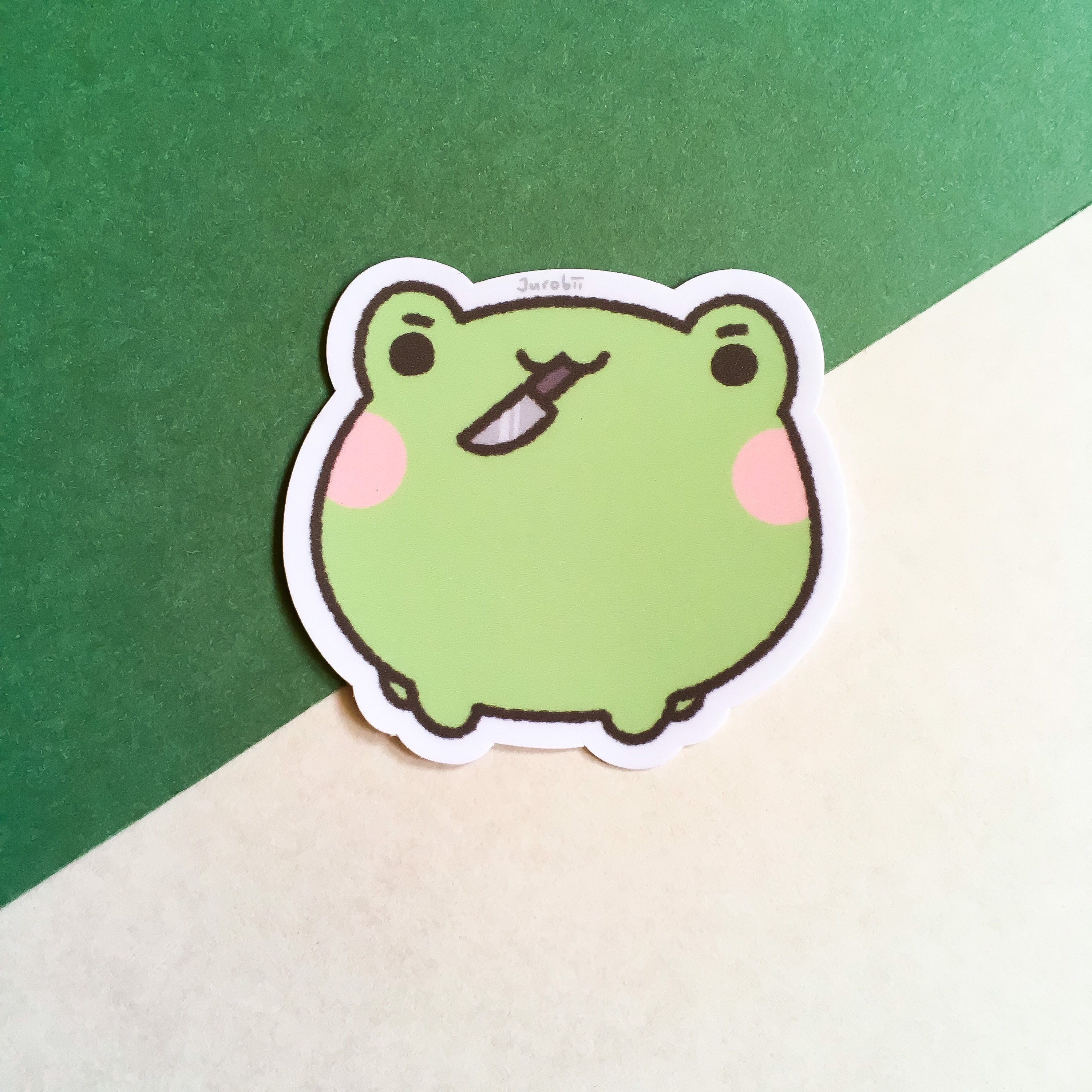 Frog vinyl stickers | Etsy