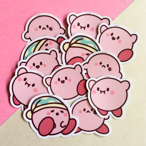 Kirby vinyl stickers
