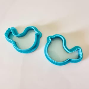 Bird Earrings Clay Cutter Set – 2 Mirrored Cutters for Polymer Clay Earrings – Left & Right Facing Shapes for Perfect Earring Pairs