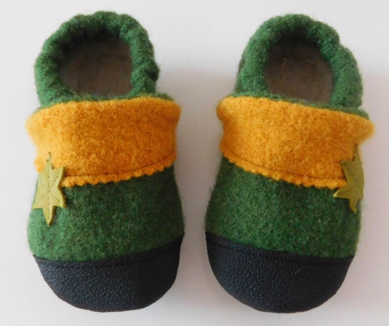 wool baby slippers