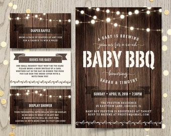 baby barbeque invitations