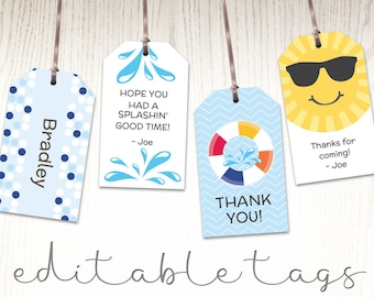 Editable Gift Tags