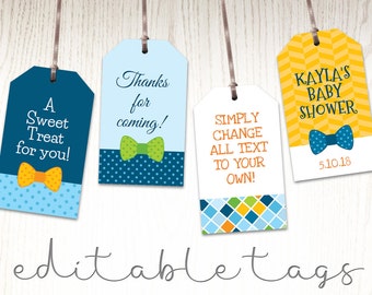 Editable Gift Tags