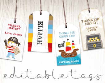 Editable Gift Tags