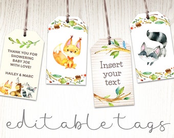 Editable Gift Tags