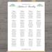 Wedding Ceremony Seating Chart, Large Portrait Elegant Sign, Printable ...