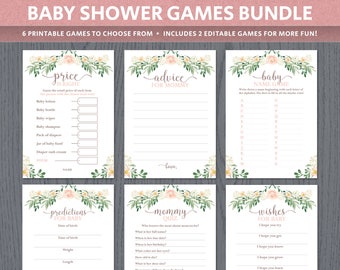 Baby shower games, printable sheets, party games, easy unique fun, who knows mommy best, advice, price is right, wishes predictions, DIGITAL