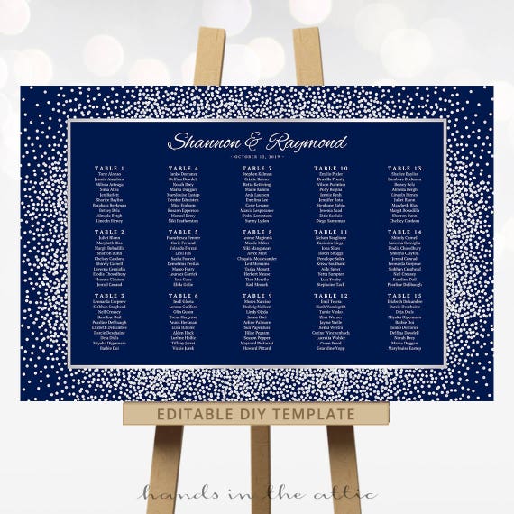 Event Table Seating Chart