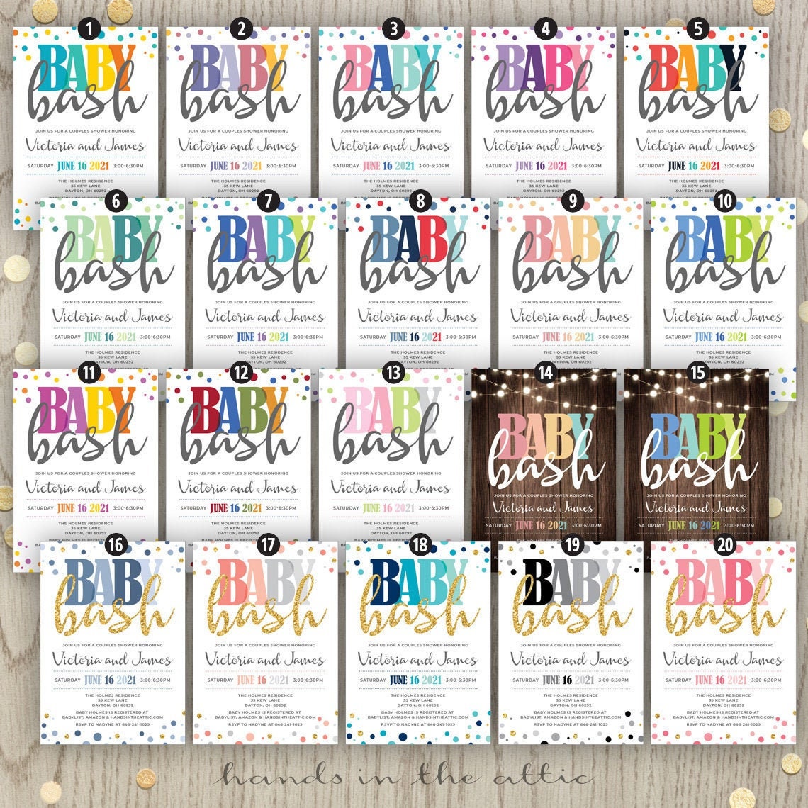 Baby Bash Couples Co Ed Baby Shower Invitation Card Baby Boy Etsy 日本