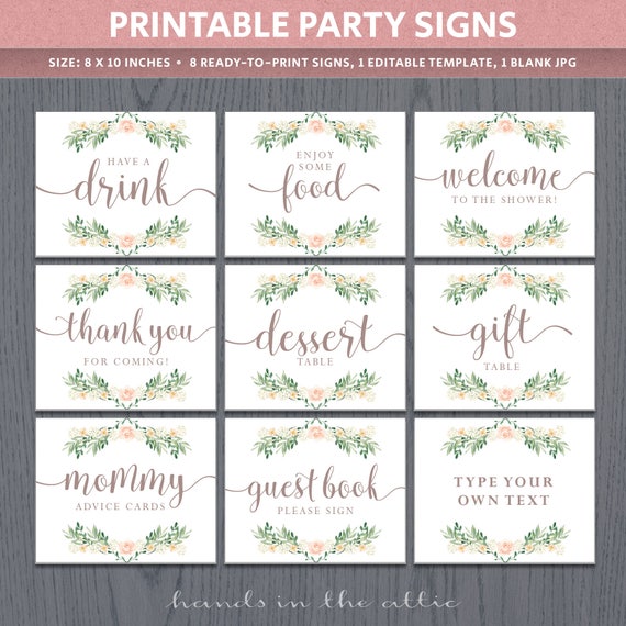 baby shower decorations etsy