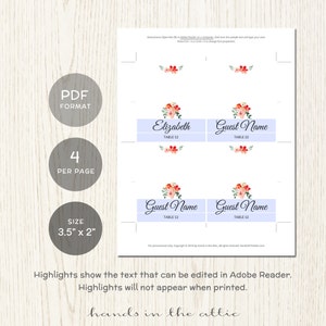 Unique Wedding Printables Wedding Templates Diy Wedding - Etsy