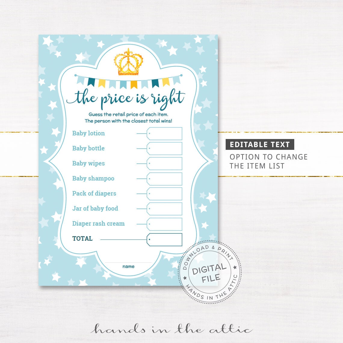 The Price is Right Baby Shower Game, EDITABLE File, Printable Boy Baby Shower Games Cards Party Supplies Ideas, DIGITAL Download - Etsy the-price-is-right-baby-shower-game-editable-file-printable-boy-baby-shower-games-cards-party-supplies-ideas-digital-download-etsy