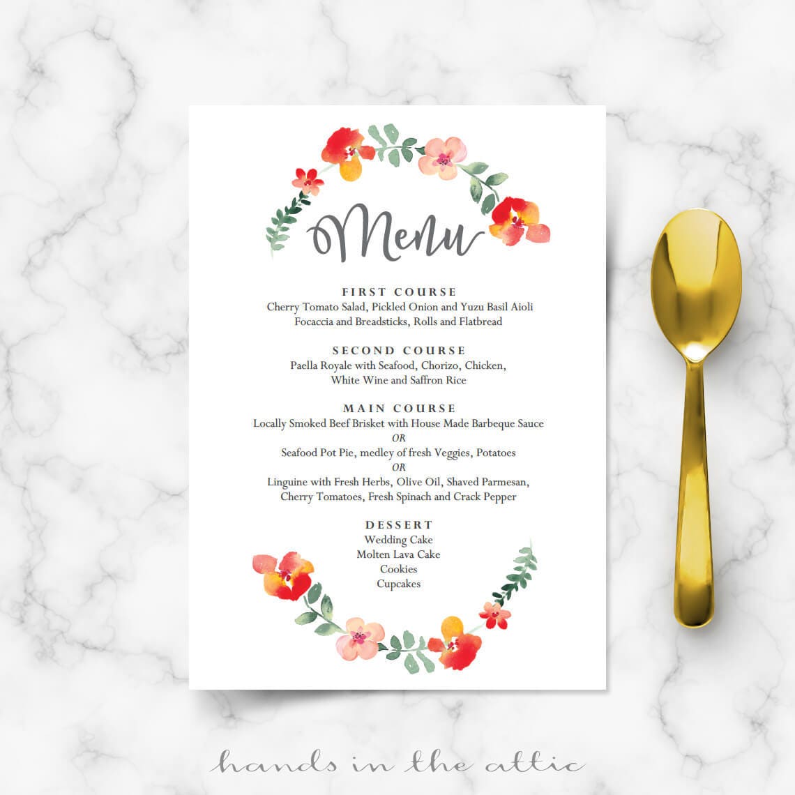 wedding-menu-cards-template-food-reception-brunch-floral-etsy