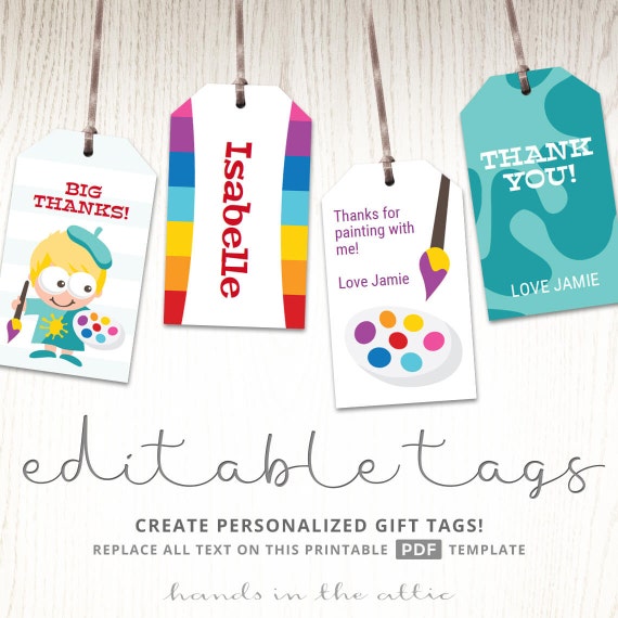 Free Printable Customizable Gift Tags