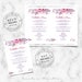 Printable Menu Cards, Do It Yourself DIY, Card Template, Wedding ...