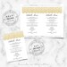 Printable Wedding Menu, Gold Wedding Ideas, Editable Menu Template ...