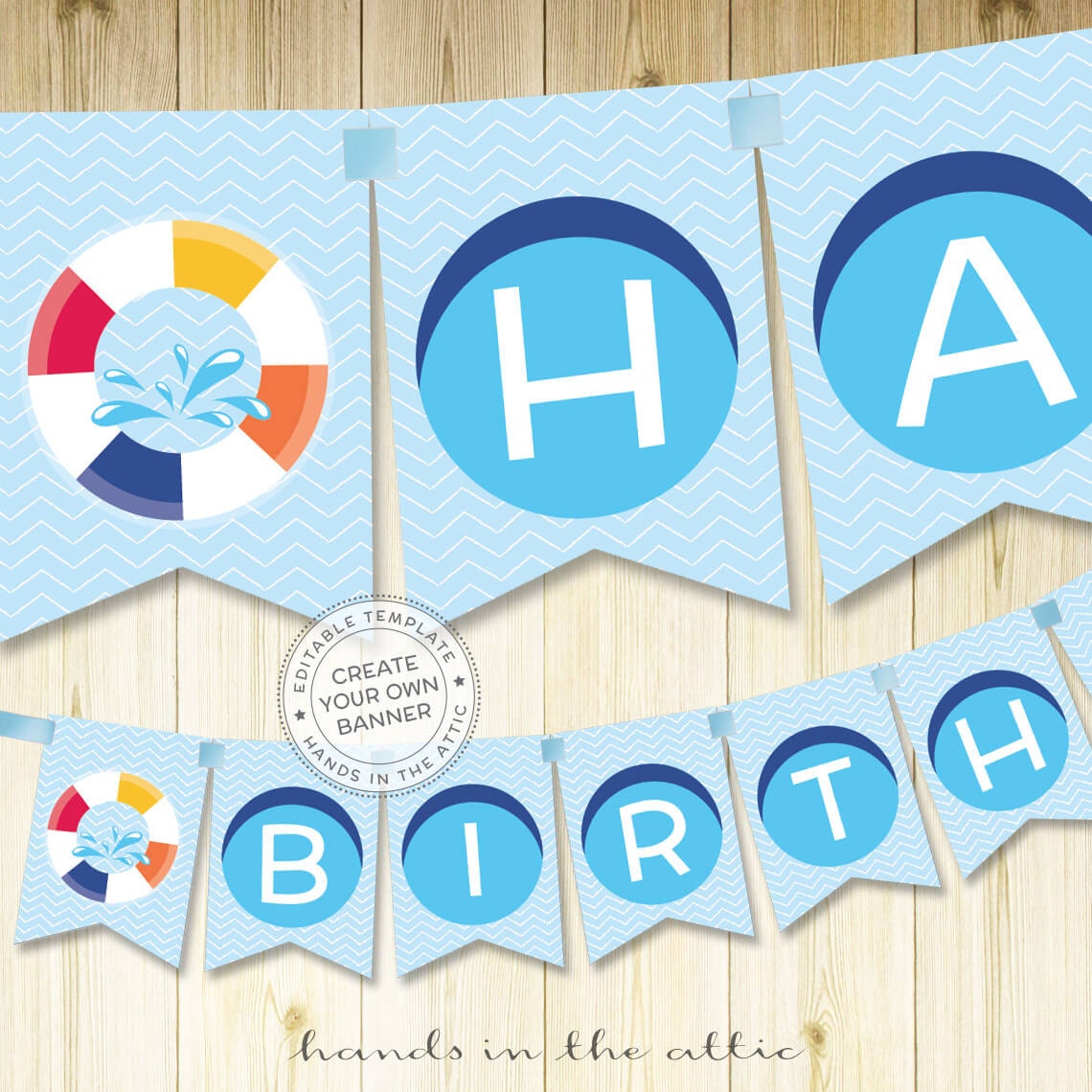 pool-birthday-party-banner-pool-banner-alphabet-bunting-pool-party-banner-printable-banner-template-instant-download-pdf-etsy