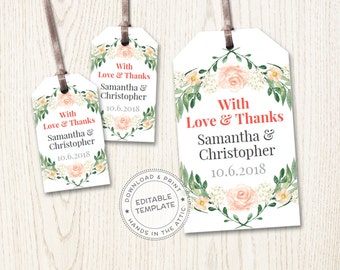 Editable Gift Tags