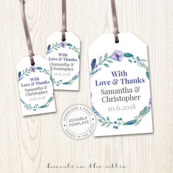 Premium Vector Shape Design For Thank You Tags Wedding Tags