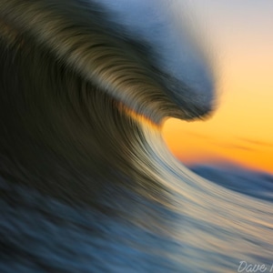 Sunset Speed Blur in Bayhead New Jersey - Shore Art -Surf Photography -  Coastal Wall Art - New Jersey Beaches - Home Decor - Wall Art -