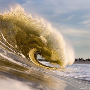 Wave Flare in Bayhead New Jersey - Jersey Shore Art -Surf Photography -  Coastal Wall Art - New Jersey Beaches - Home Decor - Wall Art -