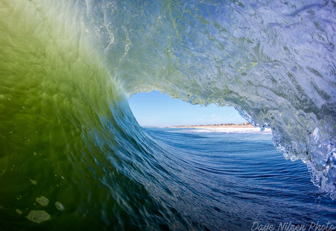 Inside A Wave Seaside Park New Jersey Jersey Shore Art surf Photography Seaside NJ New Jersey