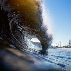 Ortley Beach wave break New Jersey - Jersey Shore Art -Surf Photography -  Seaside Heights NJ - New Jersey Beaches - Home Decor - Wall Art