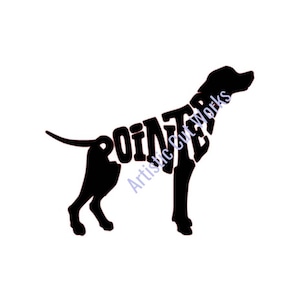 Pointer SVG file Dog Breed Silhouette