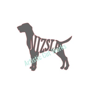 Vizsla SVG archivo silueta de raza de perro