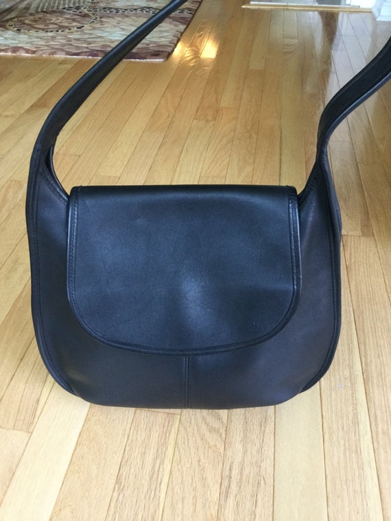 Coach Black Large Ergo Hobo Shoulder Bag with Cres