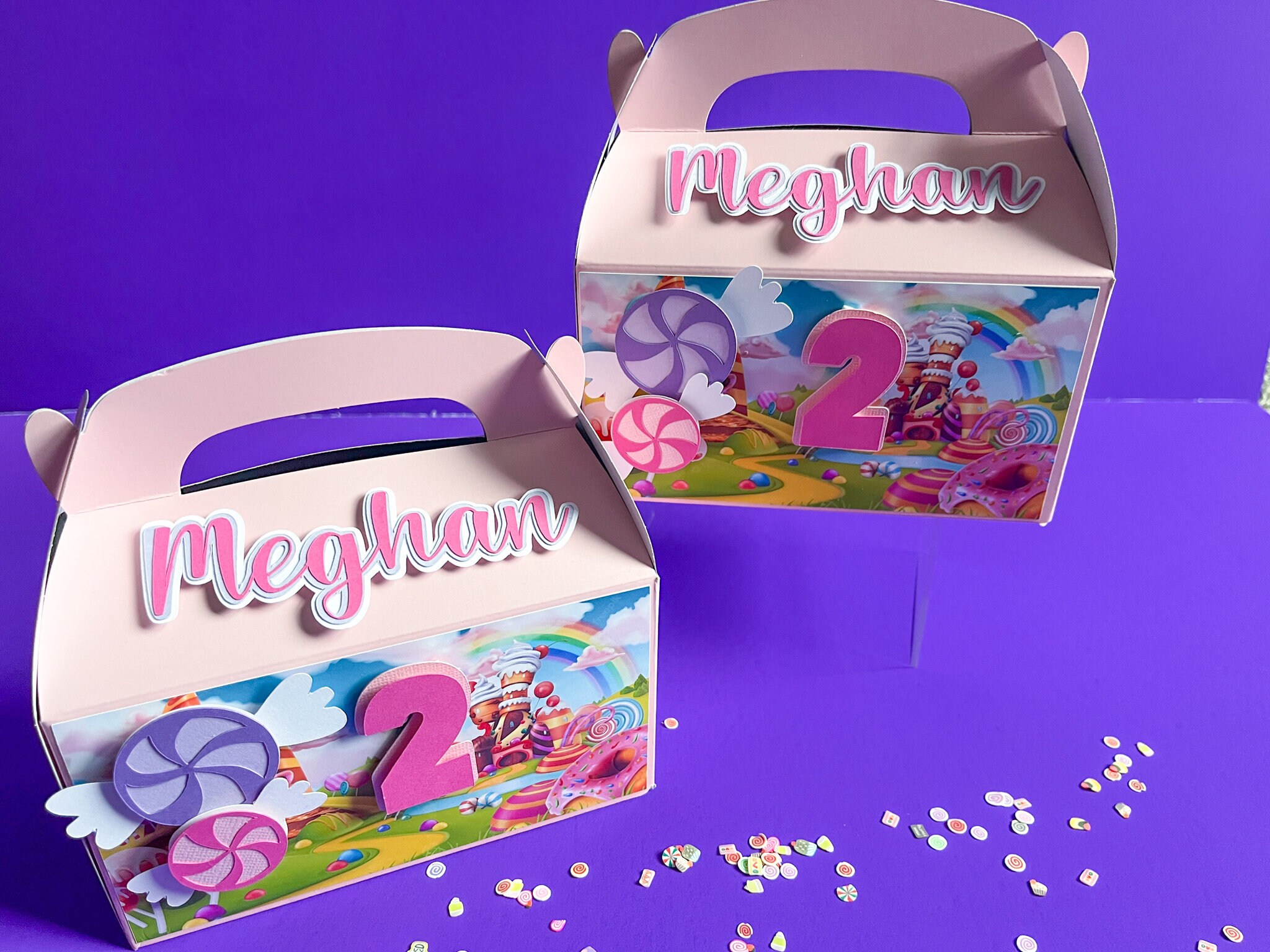 Candy land  favor box