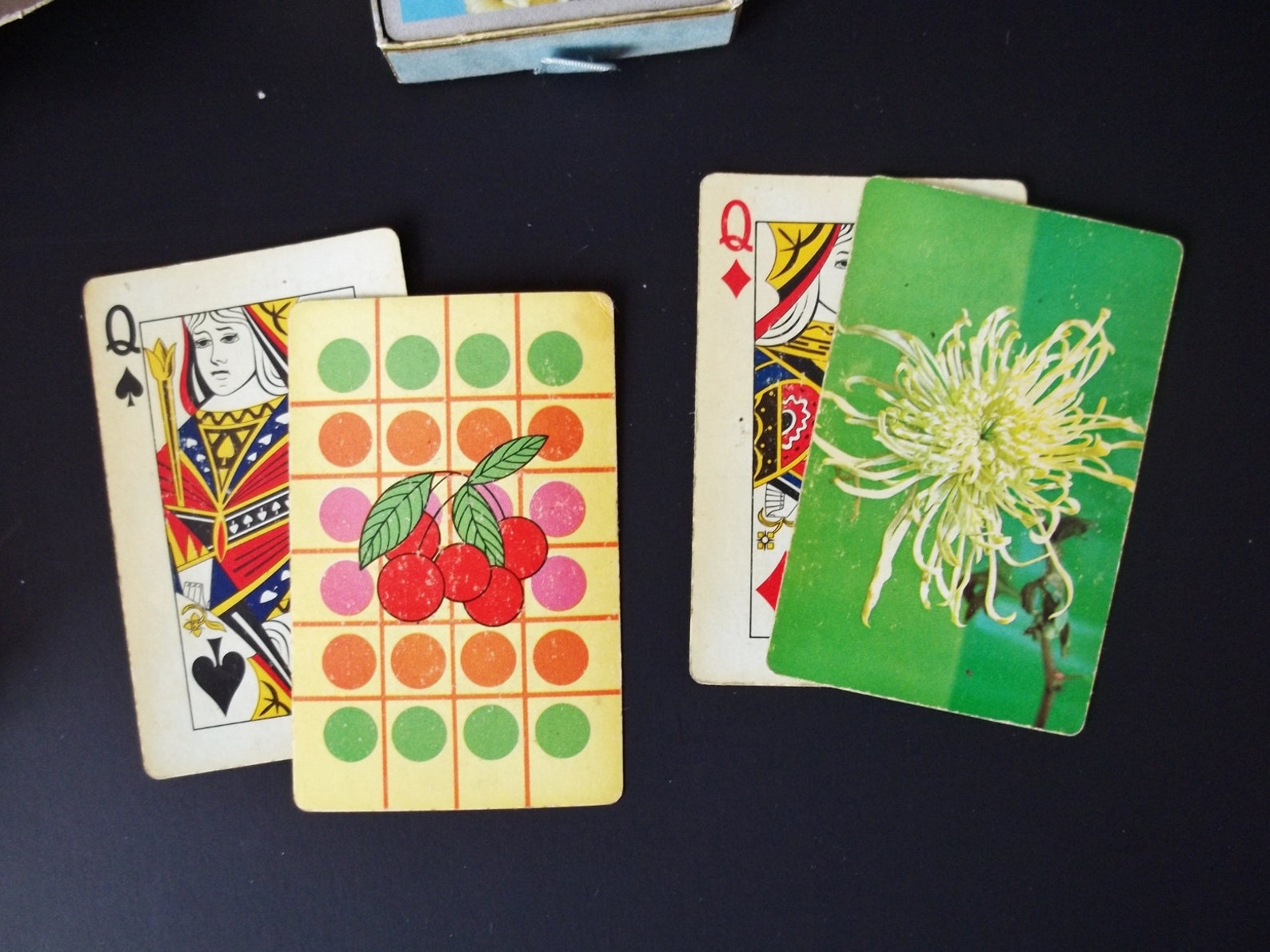 Lot of 5 Playing Cards Standard Size Decks Vintage USA Game Etsy