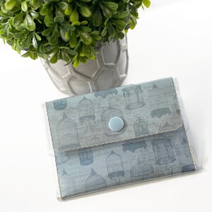 Victorian Birdcages - Small Women’s Wallet, Business Card Case, Gift for Her