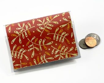 Vegan Wallet for Women, Vegan Credit Card Holder, Minimalist Women's Wallet, Pretty Small Wallet