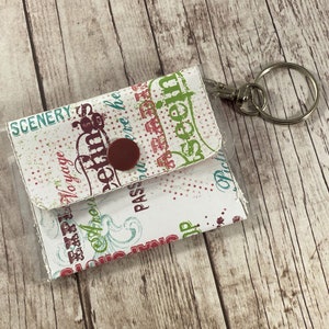 Reise Mini Schlüsselbund Brieftasche / Schlüsselanhänger für Frauen / Auto Schlüsselbund / Haus Schlüsselbund