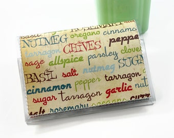 Gift for Her, Small Vegan Wallet for Women, Credit Card Holder, Minimalist Women's Wallet