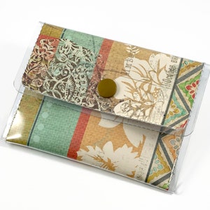Small Vegan Wallet for Women, Vegan Credit Card Holder, Minimalist Women&#39;s Wallet, Cute Small Wallet