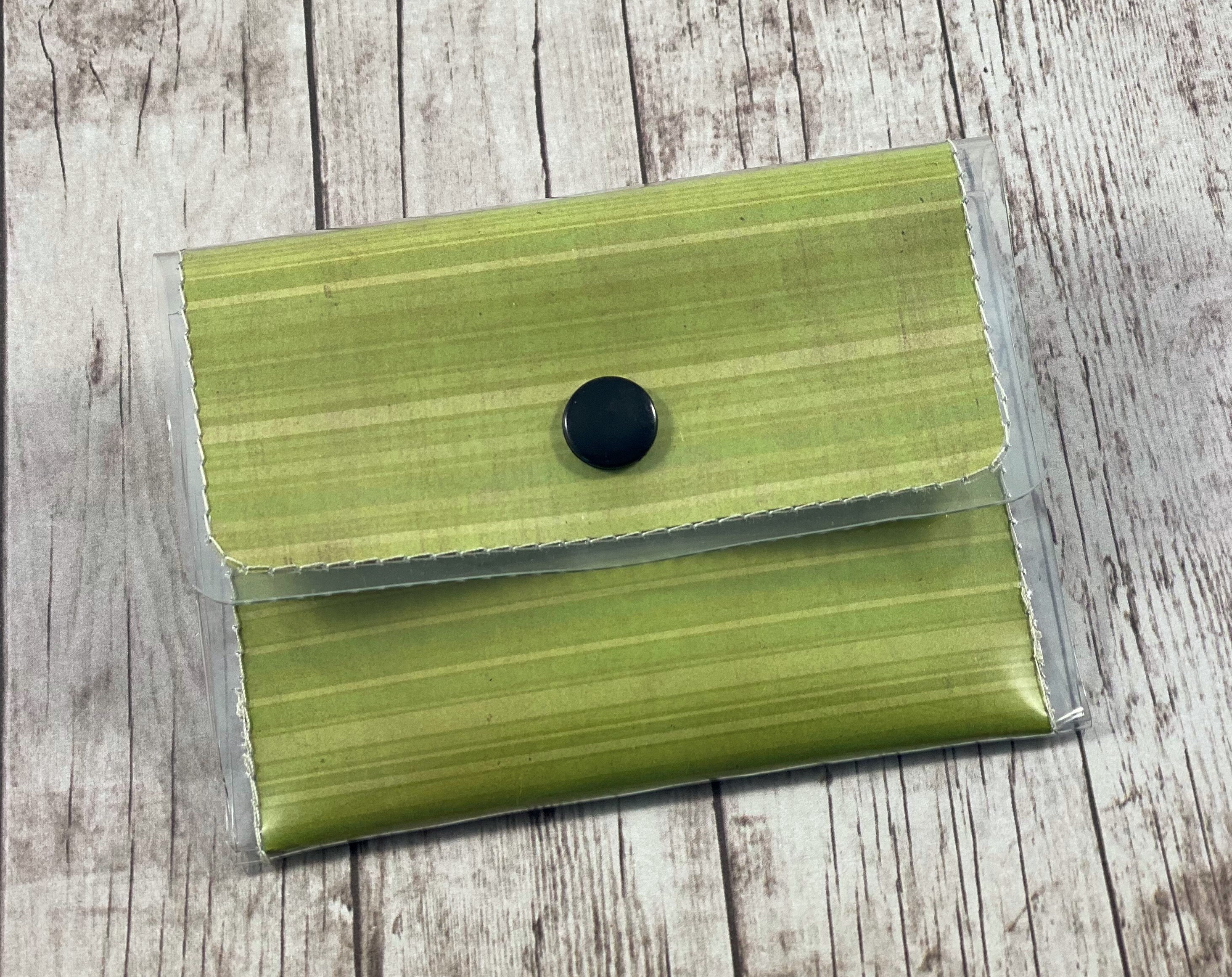 small green wallet