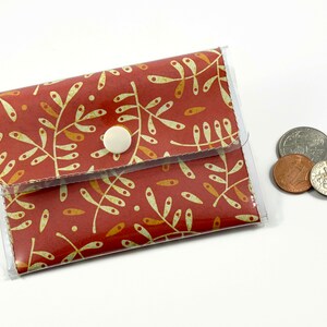 Vegan Wallet for Women, Vegan Credit Card Holder, Minimalist Women&#39;s Wallet, Cute Small Wallet