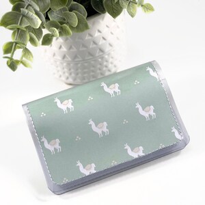Llamas - Small Wallet for Women, Credit Card Holder, Minimalist Women&#39;s Wallet, Cute Small Wallet