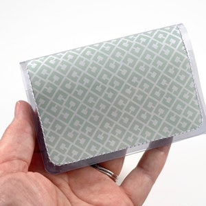 Small Green Wallet for Women, Credit Card Holder, Minimalist Women&#39;s Wallet, Cute Small Wallet