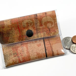 Vegan Wallet for Women, Vegan Credit Card Holder, Minimalist Women&#39;s Wallet, Cute Small Wallet