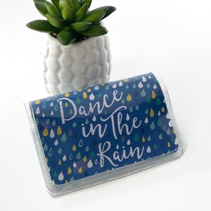 Dance in the Rain - Card Case for Women, Small Vegan Card Case, Credit Card Holder, Minimalist Women&#39;s Wallet