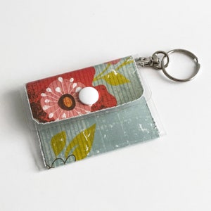 Floral Mini Keychain Wallet / Key Chain for Women / Car Keychain / House Keychain